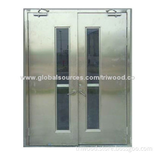 Metal Fire Rated Door, Perlite Core, Powder Coated to Suitable Fire Rating